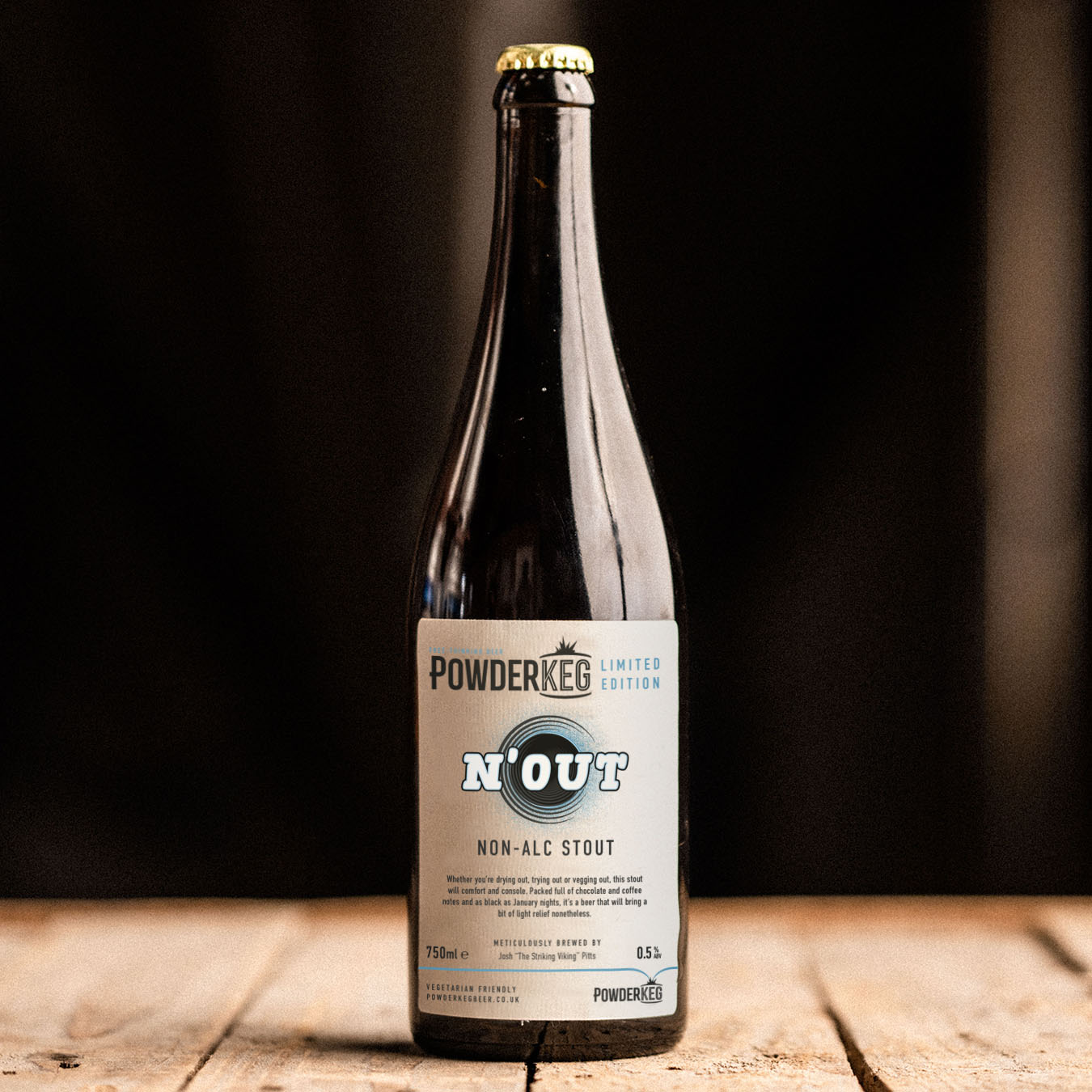 N'Out // Non-alc stout // 750ml // 0.5%