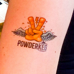 Powderkeg transfer tattoo