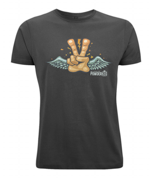 Powderkeg Flying Peace Sign // Classic Tee